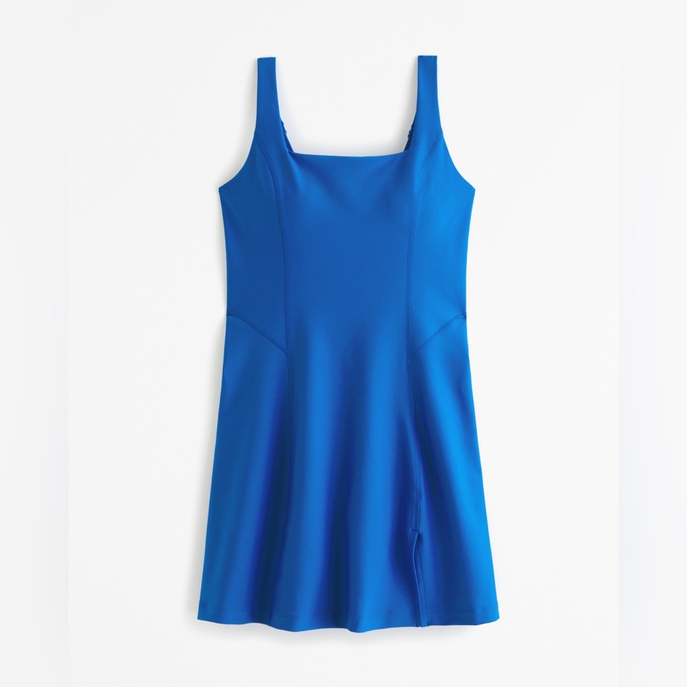 Abercrombie YPB sculptLUX Mini Exercise Dress in Blue - Size SP